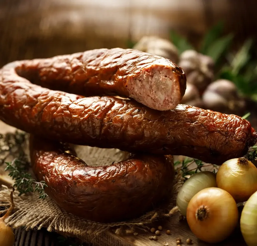 wędzona kiełbasa